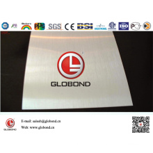 Globond Brushed Stainless Steel Sheet 042